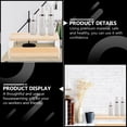 thumbnail image 1 of SASABAXI Premium Beige Multi Layer Display Rack for Desserts Cosmetics and Household Storage, 1 of 8