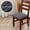 DARKGREY, variant on Waterproof Seat Covers for Dining Room Chairs, Stretch Chair Covers Removable Washable Dinning Room Kitchen Chair Seat Cushion Slipcovers (Leaves-Beige, 4 PCS)