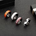 thumbnail image 3 of estilos de anillos giratorios de acero inoxidable para baloncesto, fútbol, voleibol y rugby., 3 of 5