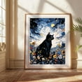thumbnail image 3 of Paint by Numbers Kit for Adults Beginners Cat,DIY Acrylic Paint Animal Oil Painting Canvas Without Frame,Starry Night Number Painting Set Craft Supplies (16x20 in), 3 of 6
