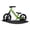 Green, variant on Strider 12” Sport Bike (Blue) + Rocking Base - Helps Teach Baby How to Ride a Balance Bicycle - for Kids 6 Months to 4 Years - Easy Assembly & Adjustments