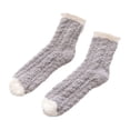 thumbnail image 1 of Naiovety 1 par de calcetines cálidos gruesos de invierno frío, calcetines suaves y transpirables para cama, accesorio de calcetería cómodo para el Suministros térmicos Gris Naiovety HA071038-01, 1 of 5