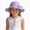 Purple, variant on Youth-Bucket-Hat for Boys Girls,Kids Summer Solid-Cotton Sun-Beach-Hat Fisherman-Cap for Teens(Black,2-5 Years)