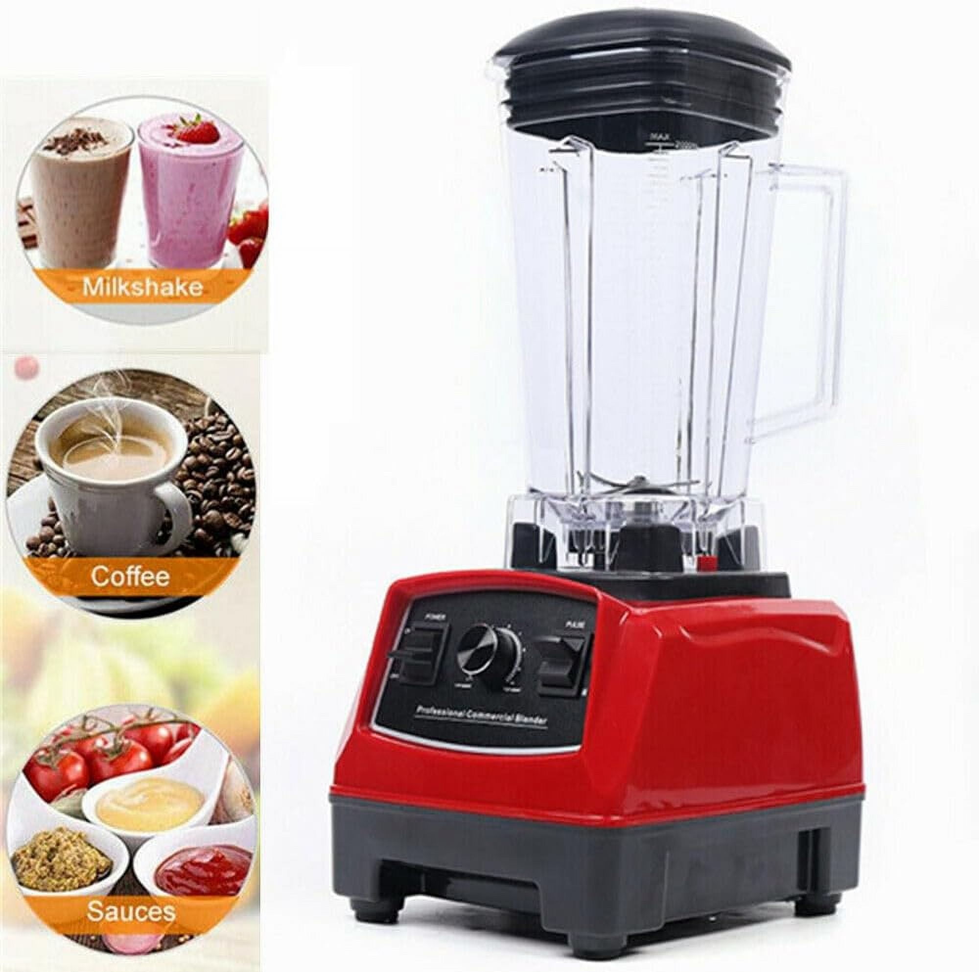 2HP Heavy Duty Professional Power Blender Commercial Blender Mixer Juicer Smoothie Maker High Power 1500W 2L