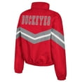 thumbnail image 3 of Women's Colosseum  Scarlet Ohio State Buckeyes Thin Ice Full-Zip Windbreaker, 3 of 3