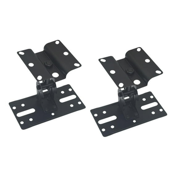 2 soportes de pared para altavoces domésticos, de metal, giratorios y regulables, para techo, para estudio de hotel.