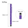 thumbnail image 2 of Uxcell 10Pcs Glitter Rhinestone Stylus Pens for Touch Screens Universal Metal Capacitive Pen Purple, 2 of 7