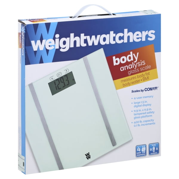 Conair WW706XF Glass Body Analysis Scale - Walmart.com - Walmart.com