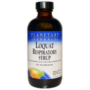 Loquat Respiratory Syrup 8 fl oz by Planetary Herbals, Pack of 2