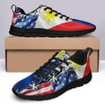 thumbnail image 4 of Filipino American Flag Running Shoes Sneakers Mesh Black Size 11, 4 of 5