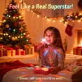 thumbnail image 4 of The All-in-One Microphone Toy, 2026 New Kids Karaoke Machine with Adjustable Stand, Colorful LED Lights, Echo Effects & Built-in Music, Children's Microphone for Boys & Girls (Blue), 4 of 8