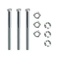 thumbnail image 3 of Sp Loaded Gate Caster with Lock Brake, Heavy Duty Ageing Resistance Rubber Gate Caster Universal Mount, 220/250 Lbs Capacity, in, 3 of 8
