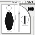 thumbnail image 3 of BlinkLLX 20 Pcs Blank Motel Keychain Sublimation Vintage Blank Hotel Keychain Bulk for DIY Crafts Ornament, 3 of 6