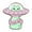 2, variant on Creative Cartoon Spaceship Brooch Funny Alien Cat Backpack Enamel Pin Badge Gift-2
