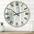 thumbnail image 3 of Designart 'A Woodland Walk into the Forest VI' Traditional wall clock, 3 of 4
