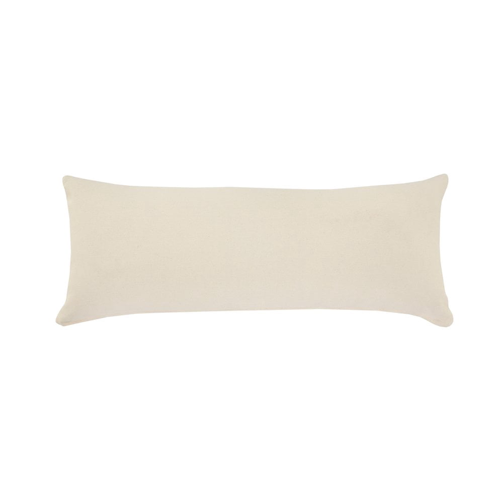 LR Home Soft Striped Cinnamon Lumbar Throw Pillow