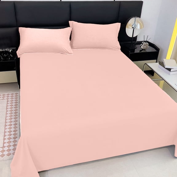 YIMWNYI Solid Color Washable Sheets A Pair Of Pillowcases, Soft Comfortable Bedding, Easy Maintenance Bed Linen, Hotel Quality Sleep Essentials, Suitable for All Bed Types, Luxury Home Decor