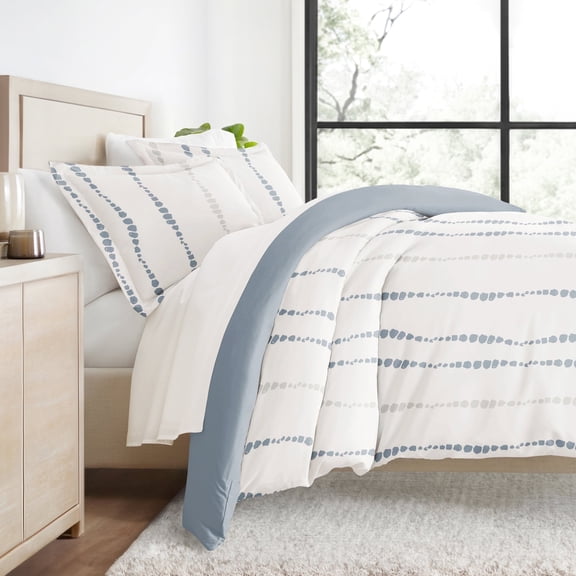 Duvet Cover Set - Ultra Soft & Breathable - Navy Urban Vibe & Coastal for Twin Size Bedding by Comfort Canopy