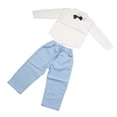thumbnail image 2 of Trajes de caballero para niños, conjunto de trajes para niños, conjunto de traje largo de caballero para niños, camisa, chaleco, pantalones, conjunto de trajes construido para precisión, 2 of 8