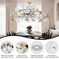 thumbnail image 6 of Modern Chandeliers for Dining Room - 47In Black Rectangle Brass LargeTree Branch Art Deco Mid Century Chandelier with Ginkgo Leaves, Farmhouse Chandelier for Living Room,Bedroom, 6 of 8