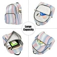 thumbnail image 5 of FORMRS Mini Backpack Purse for Women Travel Daypack Casual Shoulder Bag, Abstract Pink, 5 of 7