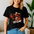 thumbnail image 2 of Yee Claw Yee Haw Crab Shirt, Cowboy Crawfish Meme Shirt, Funny Crawfish Tee, Summer Tee, 2 of 5