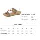 thumbnail image 4 of Sandalias de playa con diamantes de imitación y flores planas bohemias Wmkox8yii  ytu1232, 4 of 5