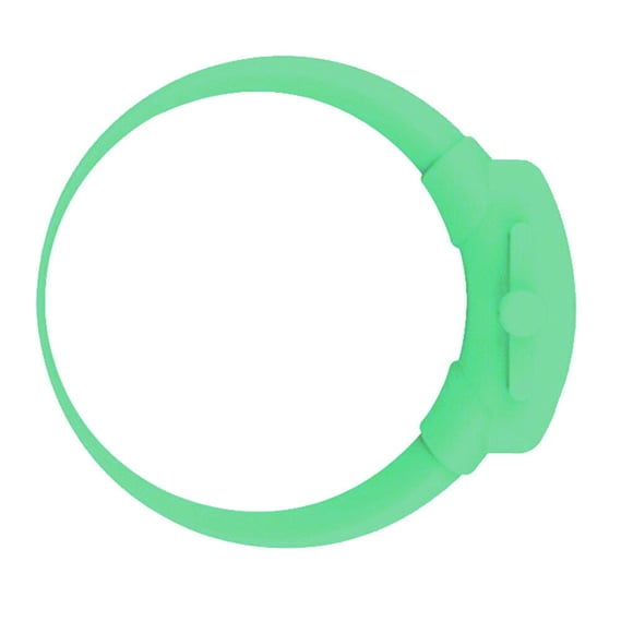 Toystoory Desinfectante de manos Desinfectante Sub-embalaje de silicona Muñequera Dispensador de manos Este dispensador de desinfectante de Suministros de limpieza para el hogar verde claro