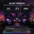 thumbnail image 3 of ASUS ROG Strix Scar 15 Ordinateur Portable de Jeu, Écran 15,6 Pouces QHD 240Hz IPS, Intel Core i9 12900H, 64 Go DDR5, 2 To SSD, GeForce RTX 3070 Ti, Clavier RGB par Touche, Wi-Fi 6E, Noir, Win 11, Carte USB 32 Go Hotface, 3 of 9