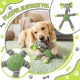 thumbnail image 5 of Unbreakable Dog toy, interactive Dog toys for Boredom, Plush toys for Dogs, 24 in Lime Green Elephant, Stuffed Animal Eyes, Dog Stuffed Animals Chew toy, Boredom Buster for Dogs,, 5 of 6