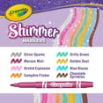 thumbnail image 2 of Marcadores Crayola Brillantes Paquete de 8 Colores Lavables, 2 of 4