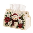 thumbnail image 6 of 3‑Pack DIY Rhinestone Diamond Painting Tissue Box Cover, Christmas Pearl Art Craft Kit for Beginners, PU Leather Desktop Tissue Holder, Handmade Tabletop Home Ornament, 6 of 7