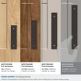 thumbnail image 3 of Amerock Ladera 6-5/16 inch (160mm) Center-to-Center Rectangle Oil-Rubbed Bronze Cabinet Pull Backplate, 3 of 6