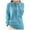 AW1-Blue, variant on Sweaters For Women Retro Fashion Pullover Long Sleeve Crew Neck Solid Color Blue Sweater