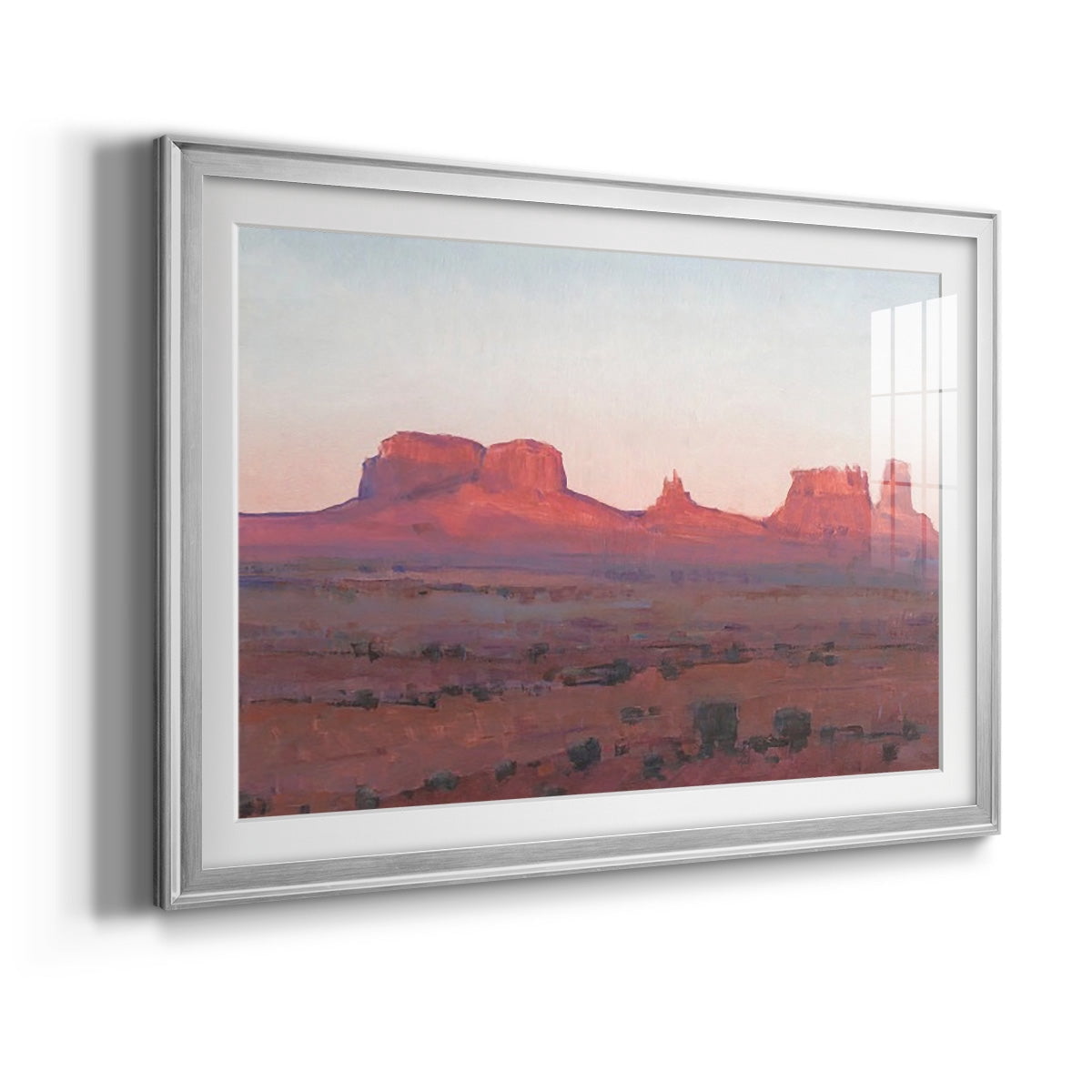 Red Rocks at Dusk II Premium Framed Print - Ready to Hang