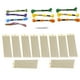 thumbnail image 1 of Rectángulo Colgante Ornamento Rangoli Style Cross Stitch Kits Etiquetas de madera Artes y manualidades Bookmark Coser Kits de bricolaje para adultos 10 sets Inevent HA012704-00, 1 of 7