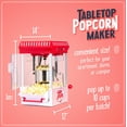 thumbnail image 2 of Popcorn Maker Nostalgia Professional - Mesa de mesa (2,5 oz, 300 ml), color rojo, 2 of 5