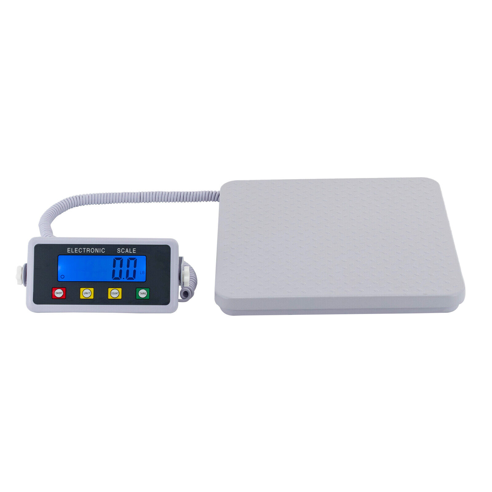 300kg/661.39lbs Loading Floor Standing Weight Scale Digital LCD Display Scale Heavy Duty Weighting Scale