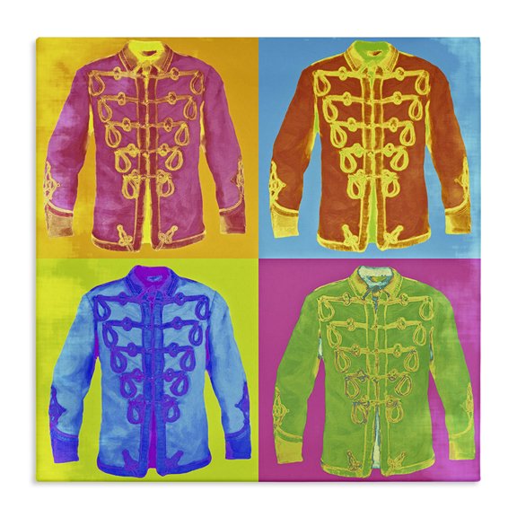 Stupell Industries Contemporary Modern Hue Jackets Canvas Art, 17 x 17, by Graffitee Studios