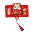 thumbnail image 1 of 6 sobres de regalo de cumpleaños de paquete rojo Hongbao, estampado en caliente, Festival de Primavera C Yuyangstore Sobres rojos de año nuevo, 1 of 8