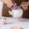 thumbnail image 3 of Tetera de Disney con bonitos dibujos de La Bella y La Bestia, tazas de café, taza de Sra. Potts y Chip, teteras, un juego de té, envío directo, Gif de escritorio, 3 of 4