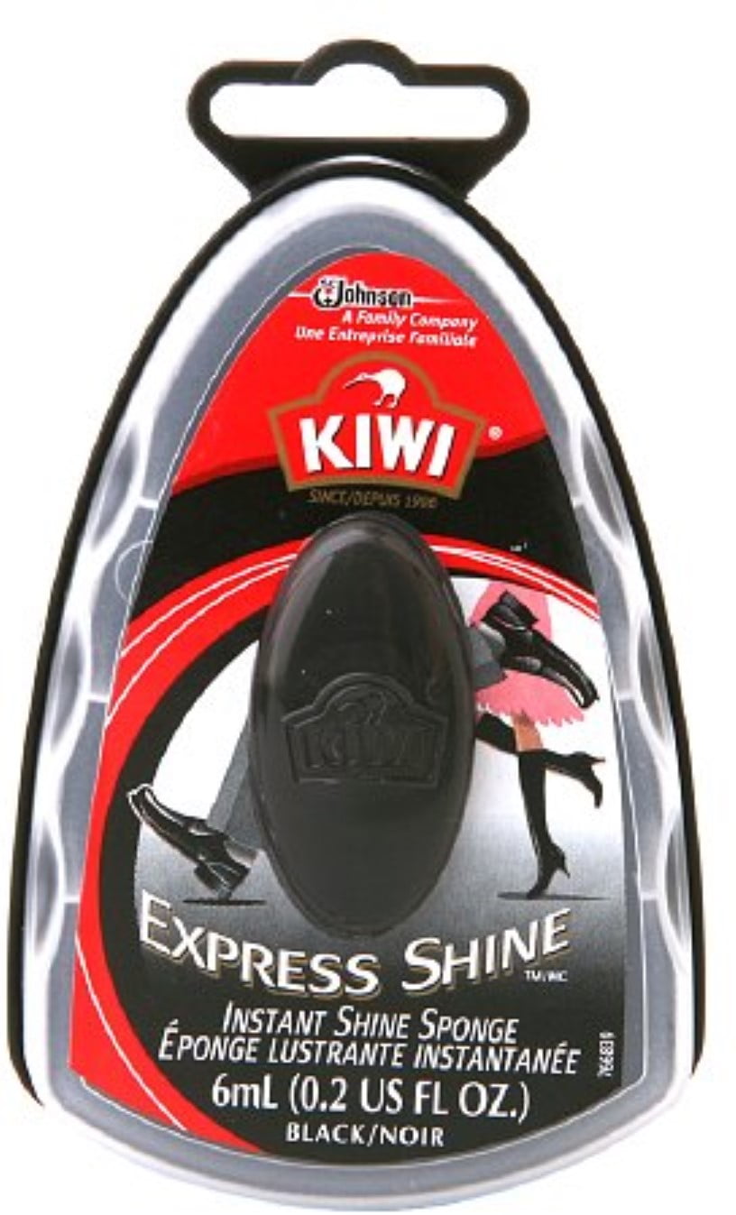 0.23 Fluid Ounce Kiwi Express Shine Sponge Black 