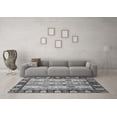 thumbnail image 3 of Ahgly Company Indoor Square Abstract Gray Modern Area Rugs, 3' Square, 3 of 4