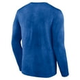 thumbnail image 3 of Men's Fanatics Heather Royal Dallas Mavericks Front Court Press Snow Wash Long Sleeve T-Shirt, 3 of 3