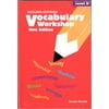Vocabulary Workshop: Level D, Pre-Owned (Paperback)