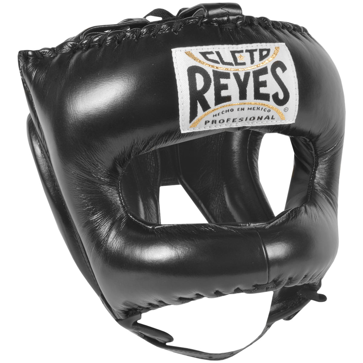 Titanium Cleto Reyes Redesigned Leather Boxing Headgear with Nylon Face Bar 