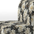 thumbnail image 4 of Designart "Serene Peony Bliss In White II" White Floral Upholstered Accent Chair - Cottage Arm Chair For Bedroom, 4 of 5