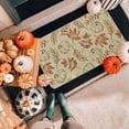 thumbnail image 5 of Cadorn 40x60 Inch Fall Harvest Pumpkin Doormat, Non-Slip Autumn Thanksgiving Holiday Floor Mat, Waterproof Halloween Welcome Rug for Home Entrance Decorations Seasonal Front Door Decor, 5 of 6