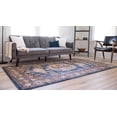thumbnail image 4 of Unique Loom 3135395 9 x 12 ft. Larissa Utopia Rectangular Rug, Navy Blue, 4 of 4