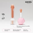 thumbnail image 3 of Lip Gloss + Shimmer | Maquillaje - Labial 2 en 1 | Makeup - Belleza - Gloss para Labios | Brillo Labial Vegano - Cruelty Free Make Up | Hidratante y Duradero - Variedad de Tonos, 3 of 7